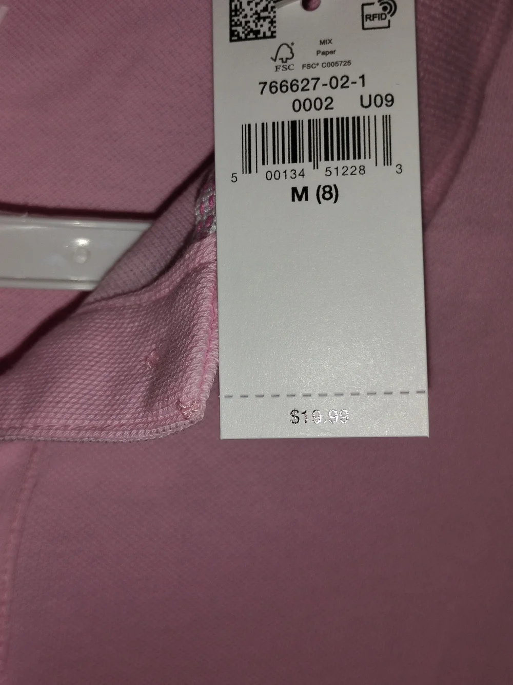 Old Navy Girls Light Pink Polo Dress